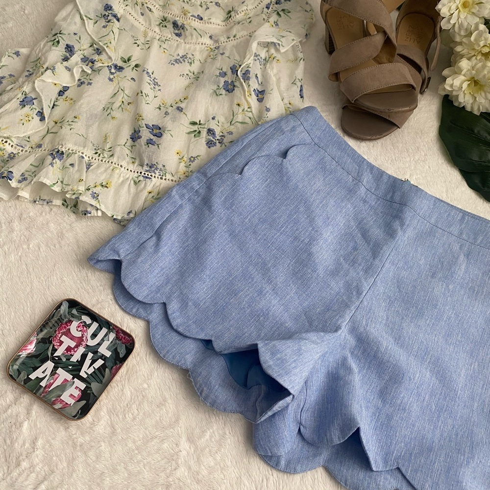 Fashion shorts with wavey cut (NWOT)